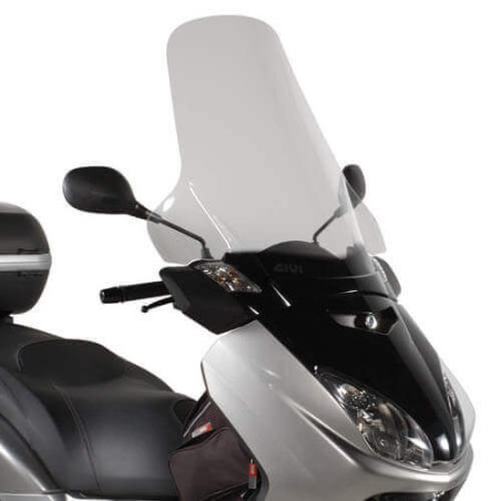 GIVI BULLE INCOLORE YAMAHA 125 XMAX ET MBK SKYCRUISER '05 A 09 (D438ST)