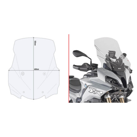 GIVI BULLE INCOLORE BMW S1000XR '20 (D5138ST)