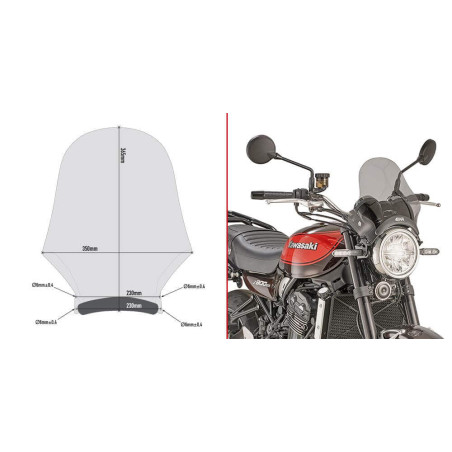 GIVI SAUTE VENT UNIVERSEL FUME (A210)