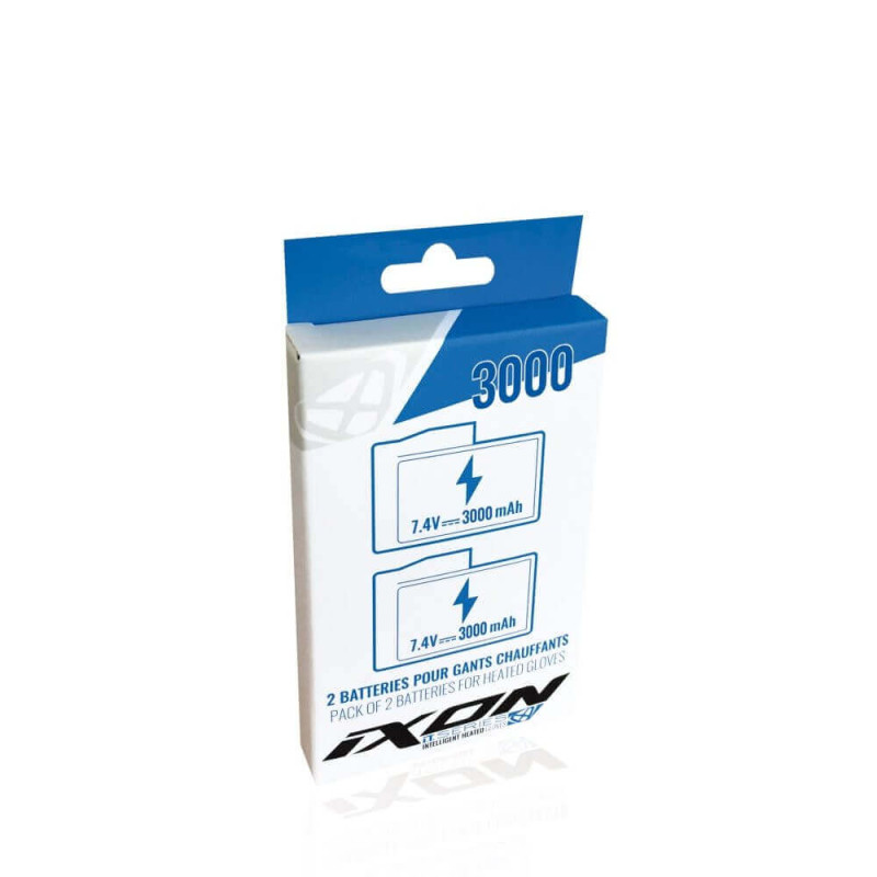KIT BATTERIES 3000 MA IXON POUR GANTS CHAUFFANTS IT