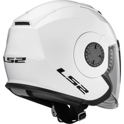 LS2 CASQUE JET VERSO OF570 SOLID AVEC VISIÈRE MIROIR IRIDIUM