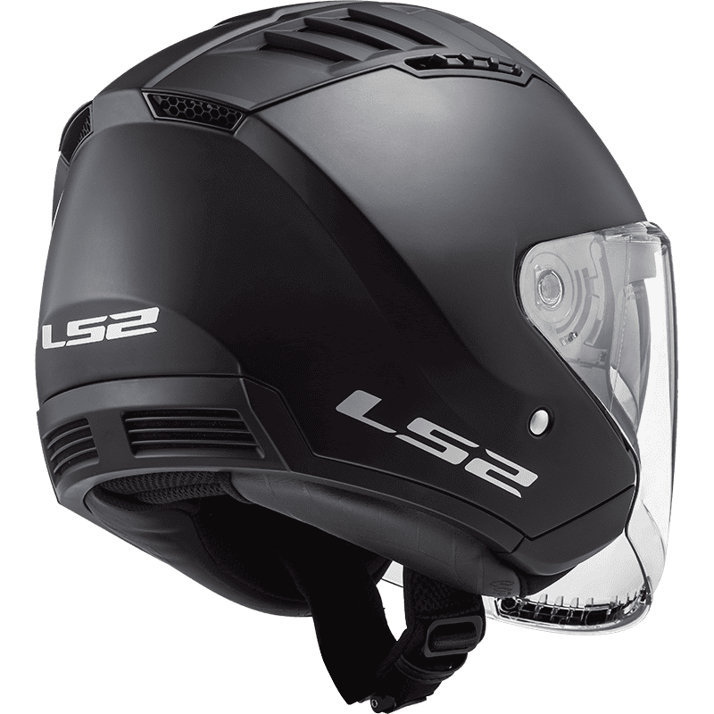 LS2 CASQUE JET OF600 COPTER AVEC VISIÈRE MIROIR BLEU