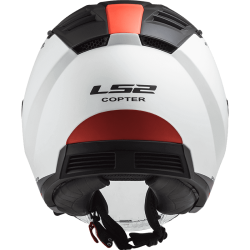 LS2 CASQUE JET OF600 COPTER URBANE AVEC VISIÈRE MIROIR BLEU