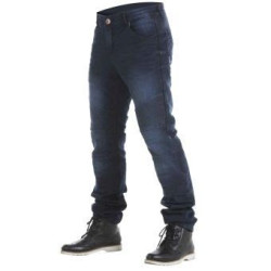 OVERLAP CASTEL Foncé WASHED JEANS Homme homologué Toutes Routes