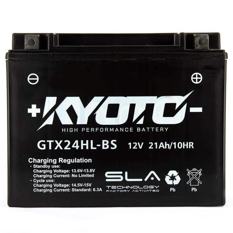 KYOTO BATTERIE GTX24Hl-BS - SLA AGM (ACIDE REMPLI)