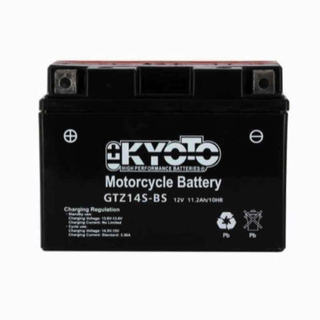 KYOTO BATTERIE GTZ14S-BS AGM - AVEC PACK ACIDE (INCLUS)