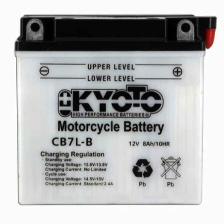 KYOTO BATTERIE YB7L-B AGM - AVEC PACK ACIDE (INCLUS)