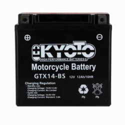 KYOTO BATTERIE GTX14-BS AGM - AVEC PACK ACIDE (INCLUS)