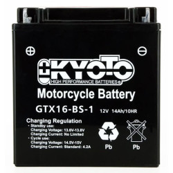 KYOTO BATTERIE GTX16-BS-1AGM - AVEC PACK ACIDE (INCLUS)