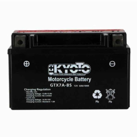 KYOTO BATTERIE GTX7A-BS AGM - AVEC PACK ACIDE (INCLUS)