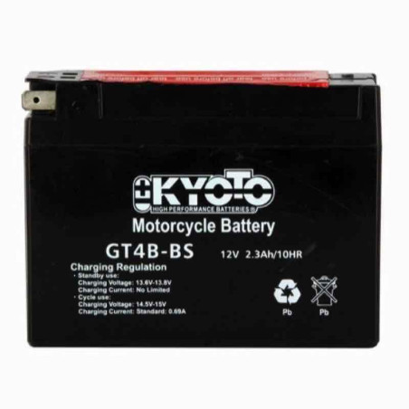 KYOTO BATTERIE GT4B-BS AGM - AVEC PACK ACIDE (INCLUS)