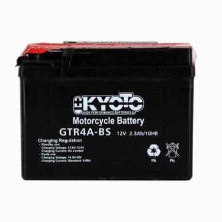 KYOTO BATTERIE GTR4A-BS  AGM - AVEC PACK ACIDE (INCLUS)