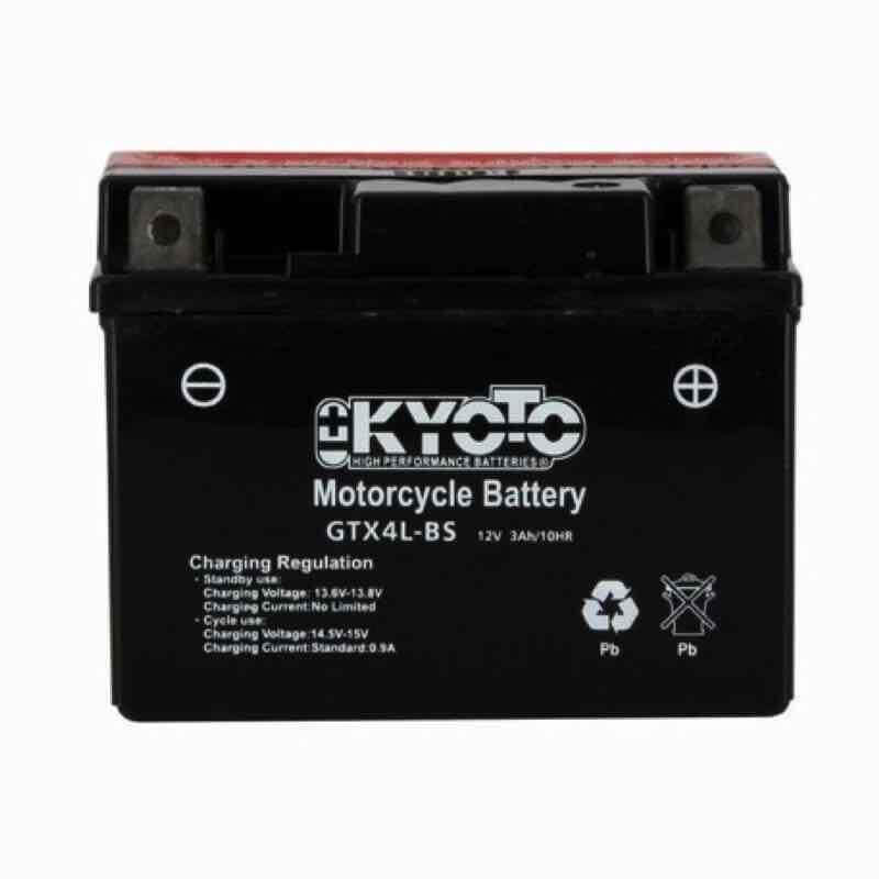 Batterie Kyoto YB4L-B SLA AGM - Sans Entretien, Prête à L'Emploi