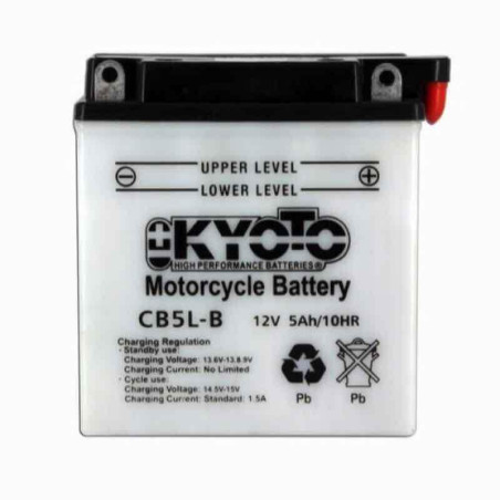 KYOTO BATTERIE YB5L-B AGM - AVEC PACK ACIDE (INCLUS)
