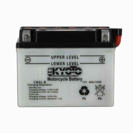 KYOTO BATTERIE YB4L-B AGM - AVEC PACK ACIDE (INCLUS)