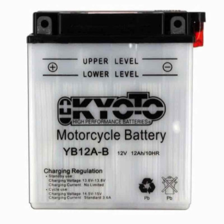 KYOTO BATTERIE YB12A-B AGM - AVEC PACK ACIDE (INCLUS)