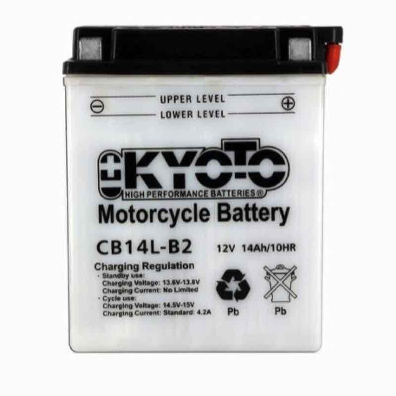 KYOTO BATTERIE YB14L-B2 AGM - AVEC PACK ACIDE (INCLUS)