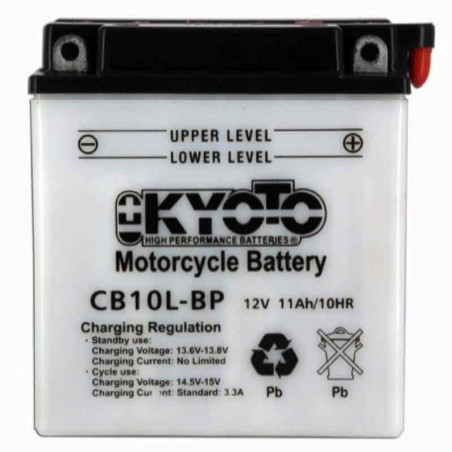 KYOTO BATTERIE YB10L-BP AGM - AVEC PACK ACIDE (INCLUS)
