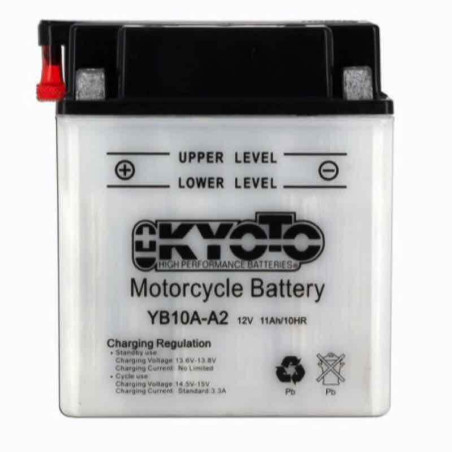 KYOTO BATTERIE YB10A-A2 AGM - AVEC PACK ACIDE (INCLUS)