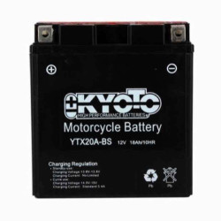 KYOTO BATTERIE GTX20A-BS AGM - AVEC PACK ACIDE (INCLUS)