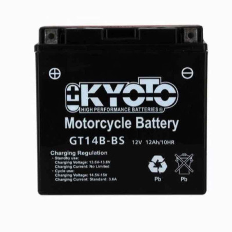 KYOTO BATTERIE GT14B-BS AGM - AVEC PACK ACIDE (INCLUS)