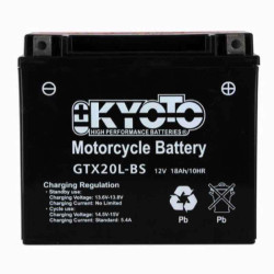 KYOTO BATTERIE GTX20L-BS AGM - AVEC PACK ACIDE (INCLUS)
