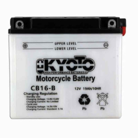KYOTO BATTERIE YB16-B AGM - AVEC PACK ACIDE (INCLUS)