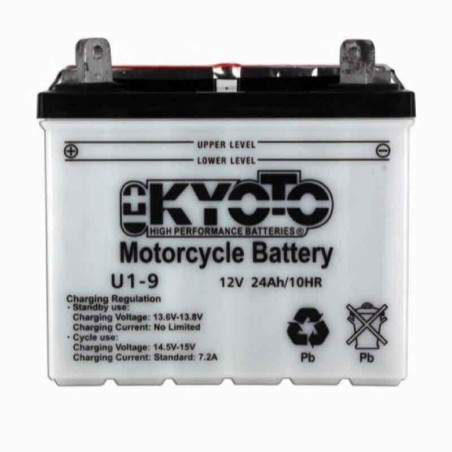 KYOTO BATTERIE U1-9 AGM - AVEC PACK ACIDE (INCLUS)