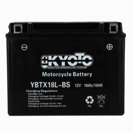 KYOTO BATTERIE GTX18L-BS AGM - AVEC PACK ACIDE (INCLUS)