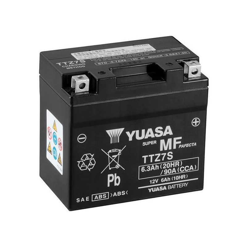 YUASA BATTERIE TTZ7-S - SLA AGM (ACIDE REMPLI)