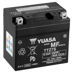 YUASA BATTERIE TTZ7-S - SLA AGM (ACIDE REMPLI)