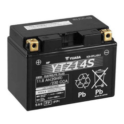 YUASA BATTERIE YTZ14-S - SLA AGM (ACIDE REMPLI)