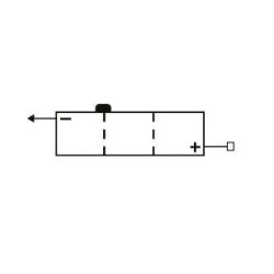 YUASA BATTERIE 6N6-1D-2 - SANS PACK ACIDE (NON INCLUS)