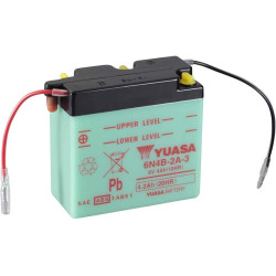 YUASA BATTERIE 6N4B-2A-3 - SANS PACK ACIDE (NON INCLUS)
