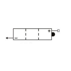 YUASA BATTERIE 6N4B-2A-3 - SANS PACK ACIDE (NON INCLUS)