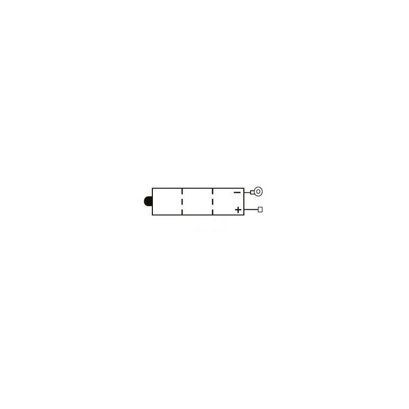 YUASA BATTERIE 6N4A-4D - SANS PACK ACIDE (NON INCLUS)