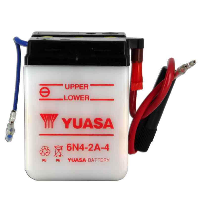 YUASA BATTERIE 6N4-2A-4 - SANS PACK ACIDE (NON INCLUS)