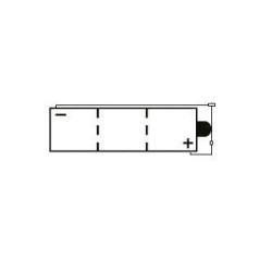 YUASA BATTERIE 6N4C-1B - SANS PACK ACIDE (NON INCLUS)