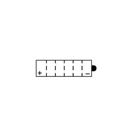 YUASA BATTERIE YB12A-B - SANS PACK ACIDE (NON INCLUS)