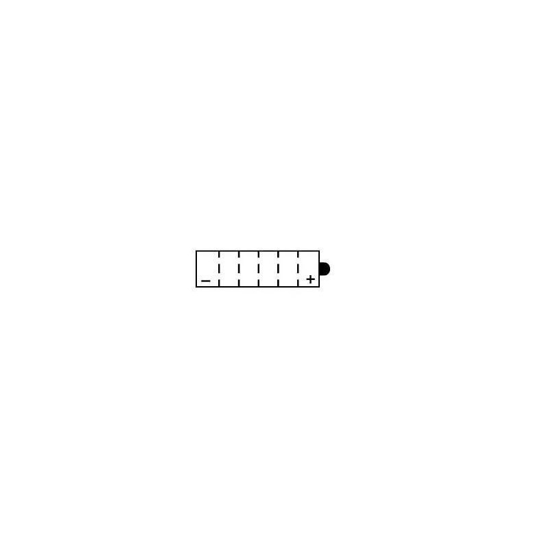 YUASA BATTERIE YB14L-B2 - SANS PACK ACIDE (NON INCLUS)