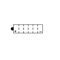 YUASA BATTERIE YB14-A2 - SANS PACK ACIDE (NON INCLUS)