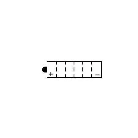 YUASA BATTERIE YB14A-A2 - SANS PACK ACIDE (NON INCLUS)