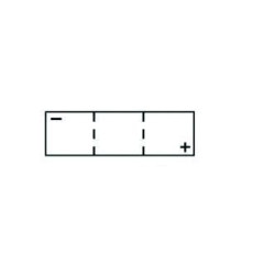 YUASA BATTERIE B38-6A - SANS PACK ACIDE (NON INCLUS)