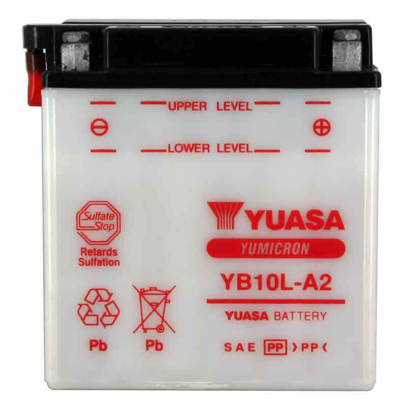 YUASA BATTERIE YB10L-A2 - SANS PACK ACIDE (NON INCLUS)