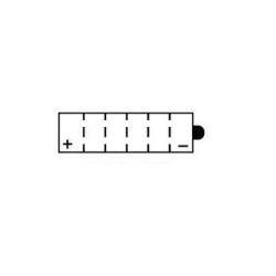 YUASA BATTERIE YB16-B - SANS PACK ACIDE (NON INCLUS)