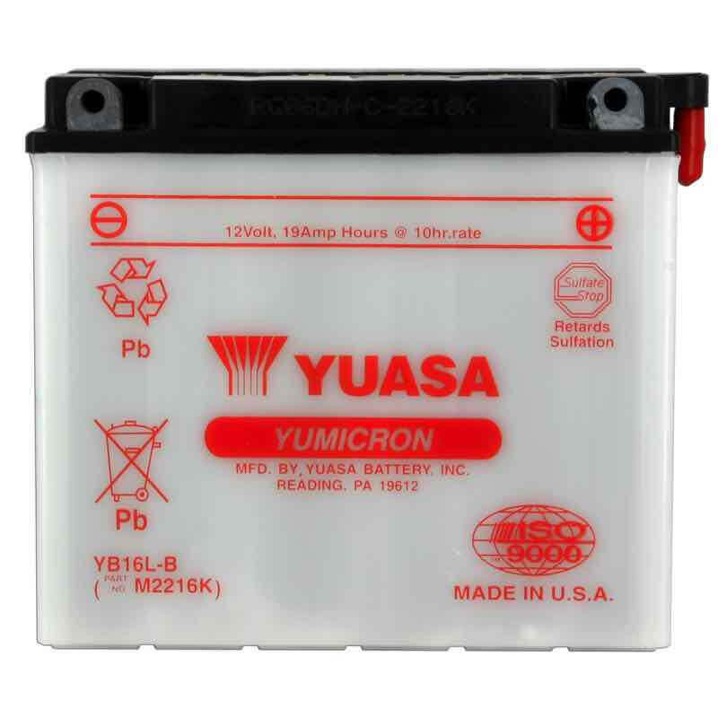 YUASA BATTERIE YB16L-B - SANS PACK ACIDE (NON INCLUS)