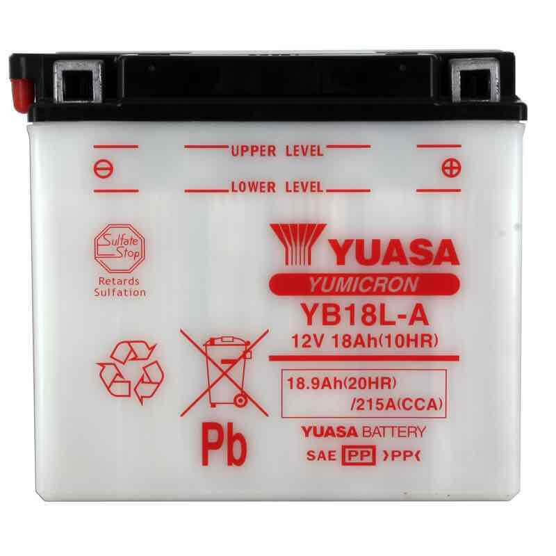 YUASA BATTERIE YB18L-A - SANS PACK ACIDE (NON INCLUS)