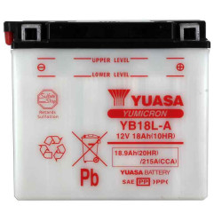 YUASA BATTERIE YB18L-A - SANS PACK ACIDE (NON INCLUS)