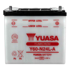 YUASA BATTERIE Y60-N24L-A - SANS PACK ACIDE (NON INCLUS)