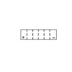 YUASA BATTERIE YHD-12 - SANS PACK ACIDE (NON INCLUS)